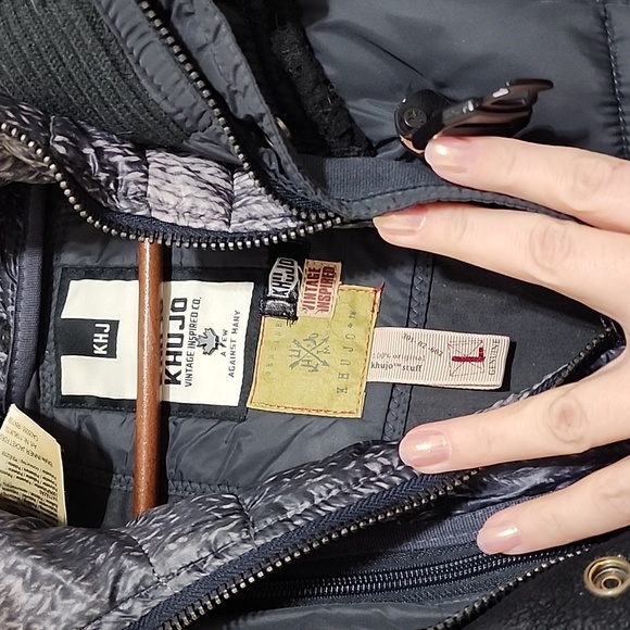 Stunning Khujo Vintage-Inspired Layered Jacket (size L) - Picture 4 of 15